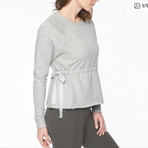 Athleta Studio Cinch Sweatshirt